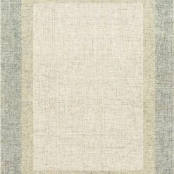 LOLOI TONAL BORDERS TUFTED WOOL RUG