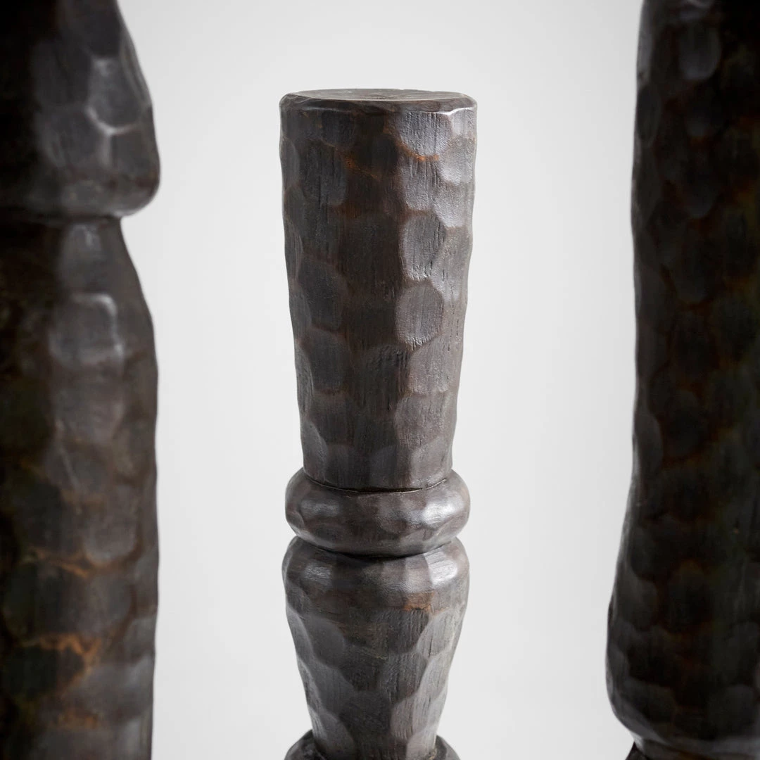 CYAN TOTEM FLOOR SCULPTURES Pillows + Decor 3 CYAN TOTEM FLOOR SCULPTURES Pillows + Decor