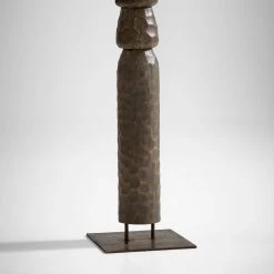 CYAN TOTEM FLOOR SCULPTURES Pillows + Decor 13 CYAN TOTEM FLOOR SCULPTURES Pillows + Decor