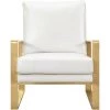 TOV MOTT TEXTURED CHAIR IN PEARL Living Room