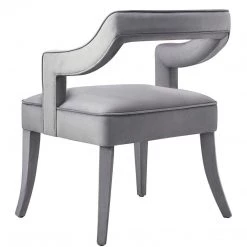 TOV MAURA VELVET DINING CHAIR Kitchen + Dining