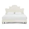 TOV Bedroom GWINETTE CREAM VELVET BED