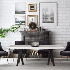 TOV PIPER VELVET SIDE CHAIR Kitchen + Dining