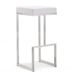 TOV Kitchen + Dining FERRARA STAINLESS STEEL BAR STOOL | SET OF 2 12 TOV Kitchen + Dining FERRARA STAINLESS STEEL BAR STOOL | SET OF 2