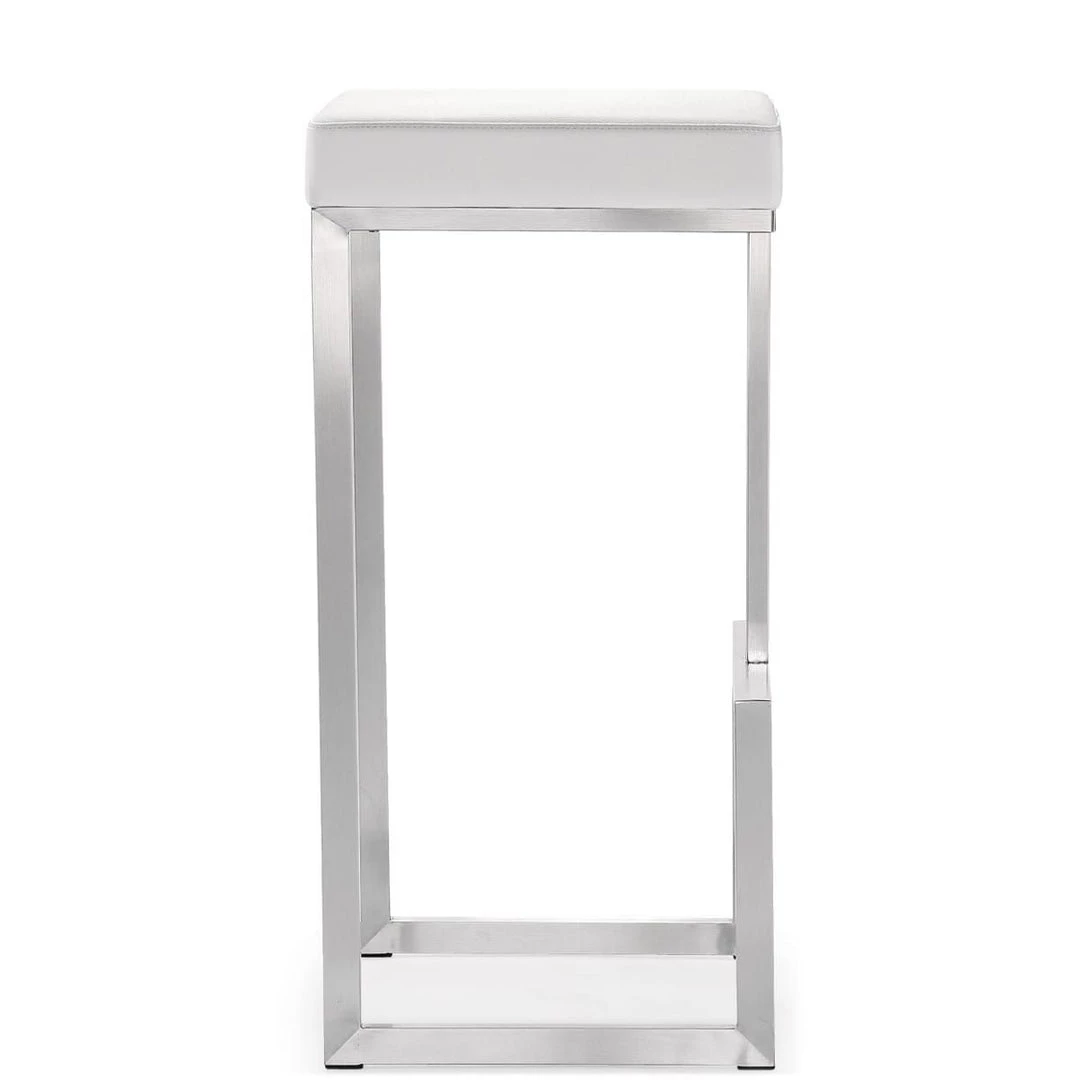 TOV Kitchen + Dining FERRARA STAINLESS STEEL BAR STOOL | SET OF 2 7 TOV Kitchen + Dining FERRARA STAINLESS STEEL BAR STOOL | SET OF 2