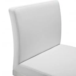 TOV PARMA COUNTER STOOL: WHITE/STAINLESS | SET OF 2 Kitchen + Dining 14 TOV PARMA COUNTER STOOL: WHITE/STAINLESS | SET OF 2 Kitchen + Dining