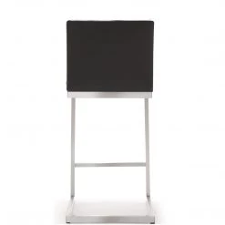 TOV PARMA COUNTER STOOL: CHARCOAL/STAINLESS | SET OF 2 Kitchen + Dining