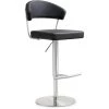 TOV COSMO ADJUSTABLE BAR STOOL: BLACK