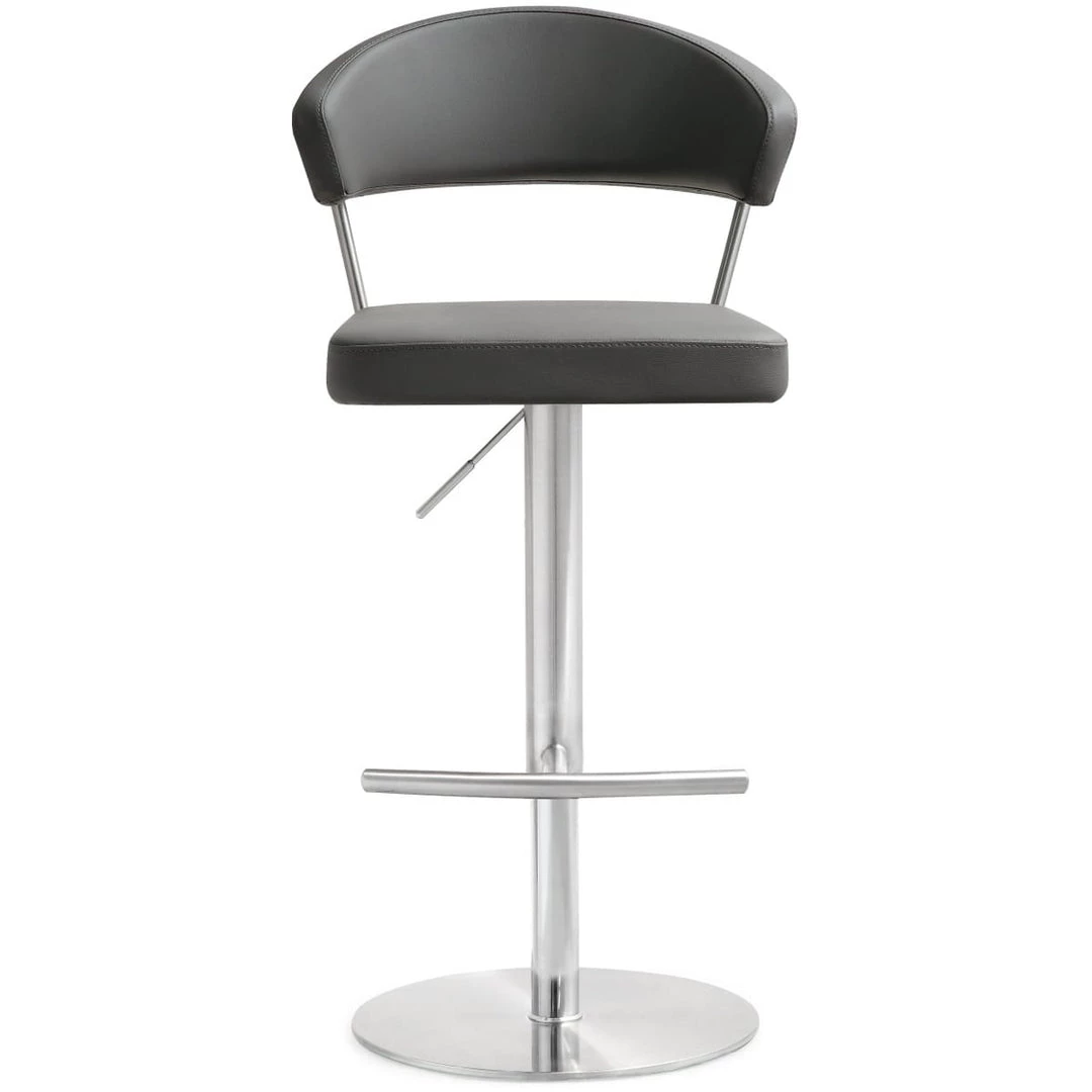 TOV Kitchen + Dining COSMO ADJUSTABLE BAR STOOL: CHARCOAL 2 TOV Kitchen + Dining COSMO ADJUSTABLE BAR STOOL: CHARCOAL