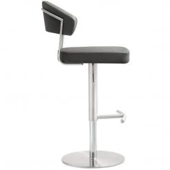 TOV Kitchen + Dining COSMO ADJUSTABLE BAR STOOL: CHARCOAL 10 TOV Kitchen + Dining COSMO ADJUSTABLE BAR STOOL: CHARCOAL
