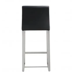 TOV DENMARK COUNTER STOOL: BLACK/STAINLESS | SET OF 2 Kitchen + Dining 10 TOV DENMARK COUNTER STOOL: BLACK/STAINLESS | SET OF 2 Kitchen + Dining
