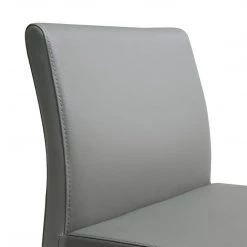 TOV DENMARK COUNTER STOOL: GRAY/STAINLESS | SET OF 2 Kitchen + Dining