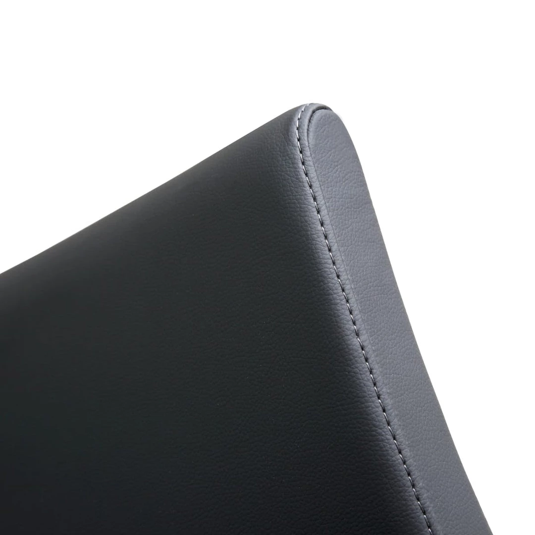 TOV Kitchen + Dining DENMARK BAR STOOL: BLACK/STAINLESS | SET OF 2 5 TOV Kitchen + Dining DENMARK BAR STOOL: BLACK/STAINLESS | SET OF 2