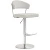 TOV Kitchen + Dining COSMO ADJUSTABLE BAR STOOL: GRAY