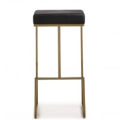 TOV FERRARA BRUSHED GOLD BAR STOOL | SET OF 2
