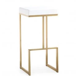 TOV FERRARA BRUSHED GOLD BAR STOOL | SET OF 2
