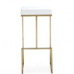 TOV FERRARA BRUSHED GOLD BAR STOOL | SET OF 2