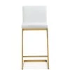 TOV PARMA BRUSHED GOLD COUNTER STOOL | SET OF 2 Kitchen + Dining