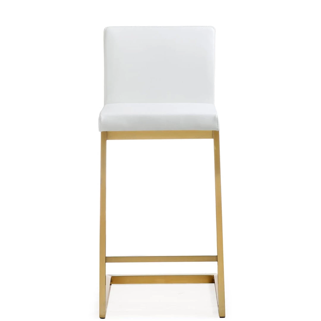 TOV PARMA BRUSHED GOLD COUNTER STOOL | SET OF 2 Kitchen + Dining 1 TOV PARMA BRUSHED GOLD COUNTER STOOL | SET OF 2 Kitchen + Dining