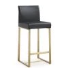 TOV DENMARK COUNTER STOOL: BLACK/GOLD | SET OF 2 Kitchen + Dining