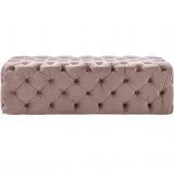 TOV Living Room MONICA TUFTED VELVET COCKTAIL OTTOMAN 31 TOV Living Room MONICA TUFTED VELVET COCKTAIL OTTOMAN