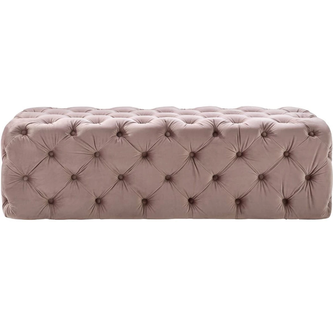 TOV Living Room MONICA TUFTED VELVET COCKTAIL OTTOMAN 15 TOV Living Room MONICA TUFTED VELVET COCKTAIL OTTOMAN