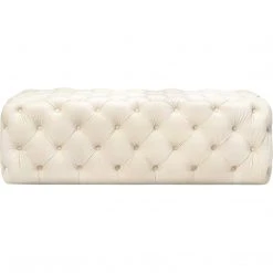 TOV Living Room MONICA TUFTED VELVET COCKTAIL OTTOMAN 32 TOV Living Room MONICA TUFTED VELVET COCKTAIL OTTOMAN
