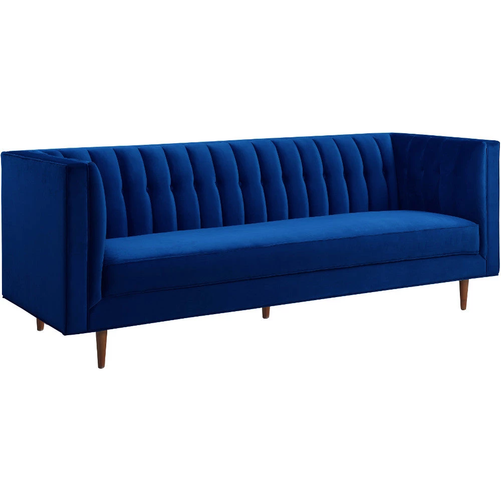 TOV Living Room SEBASTIAN TUXEDO VELVET SOFA 4 TOV Living Room SEBASTIAN TUXEDO VELVET SOFA