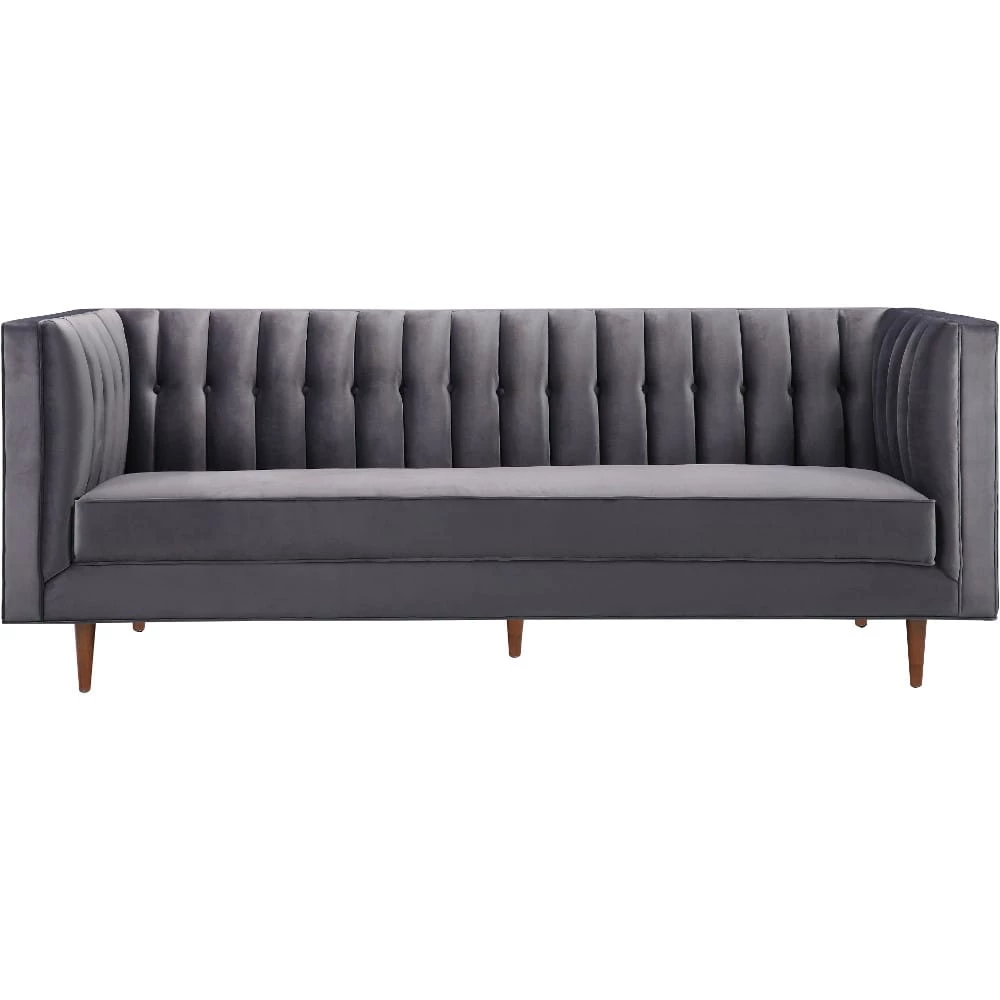 TOV Living Room SEBASTIAN TUXEDO VELVET SOFA 1 TOV Living Room SEBASTIAN TUXEDO VELVET SOFA