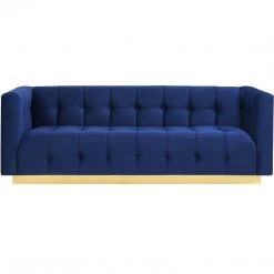 TOV Living Room LIBERTY BUTTON TUFTED SOFA