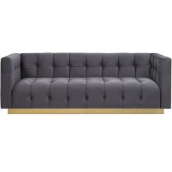 TOV Living Room LIBERTY BUTTON TUFTED SOFA