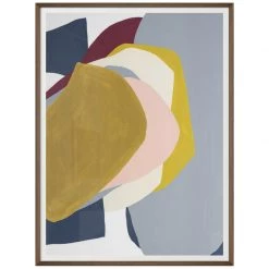 L ART "TRACE IN SHAPES II" GLASS FRAMED ART Wall Art