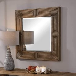 UTTERMOST TRAVELER SQUARE MIRROR Mirrors