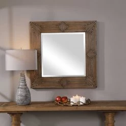 UTTERMOST TRAVELER SQUARE MIRROR Mirrors