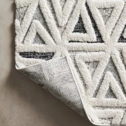 LOLOI TRIA RUG: WHITE, INK BLUE, SLATE