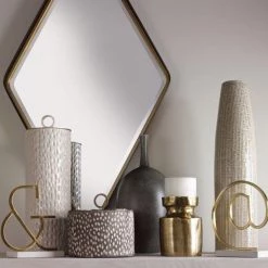 UTTERMOST TYPE SYMBOLS SCULPTURES | SET OF 3 Pillows + Decor