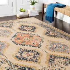 SURYA HEDDY WOOL RUG: WHEAT MULTI 9 SURYA HEDDY WOOL RUG: WHEAT MULTI
