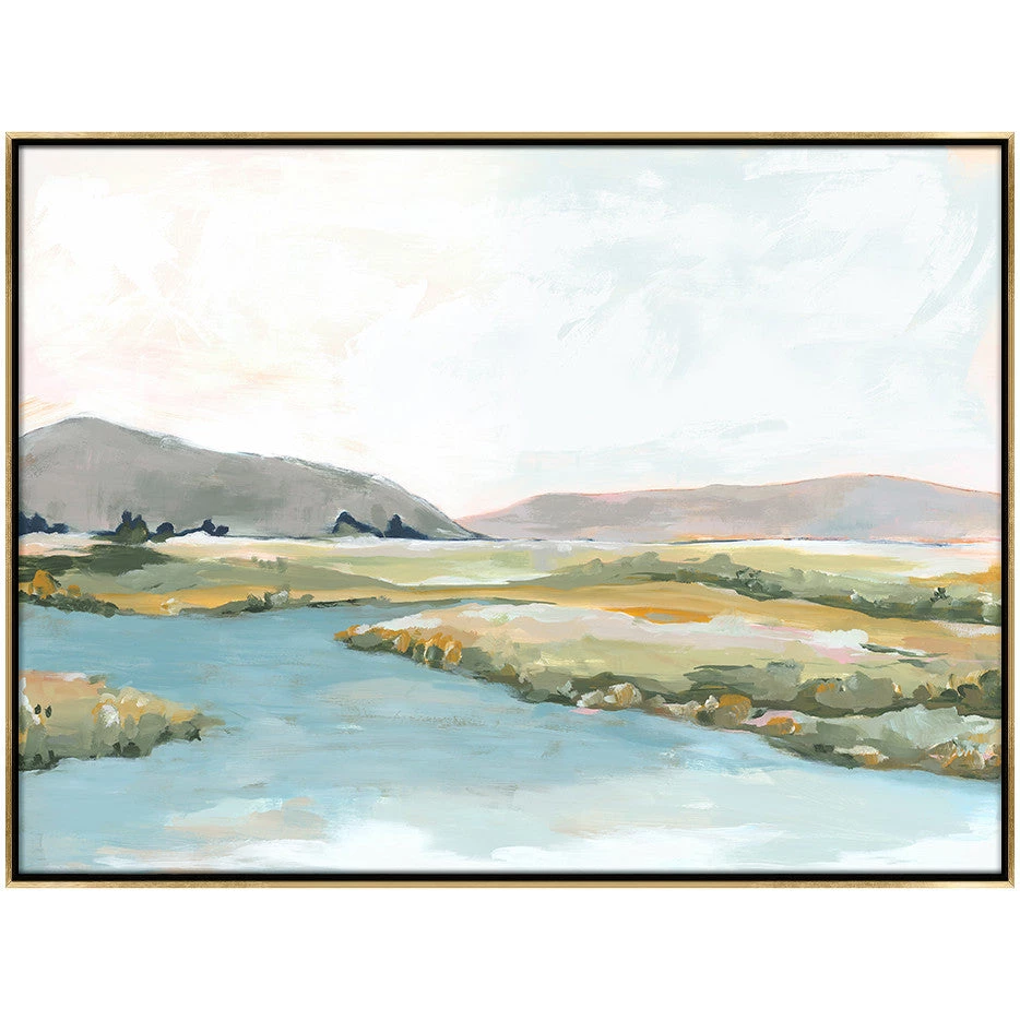 L ART "UNDER BLUE SKIES I" CANVAS ART 1 L ART "UNDER BLUE SKIES I" CANVAS ART