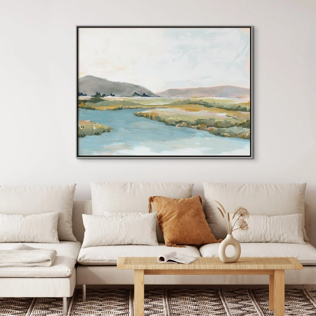 L ART "UNDER BLUE SKIES I" CANVAS ART 3 L ART "UNDER BLUE SKIES I" CANVAS ART