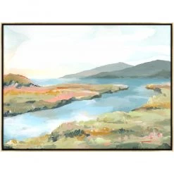 L ART "UNDER BLUE SKIES II" CANVAS ART