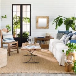 SURYA UNDYED ECO WOVEN JUTE RUG