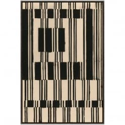 L ART Wall Art "UNEXPLAINED II" NATURAL CANVAS HAND PAINTING