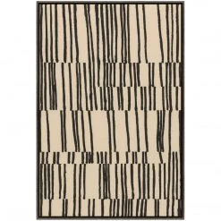 L ART "UNEXPLAINED IV" NATURAL CANVAS HAND PAINTING Wall Art