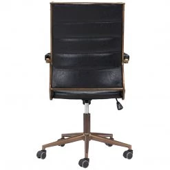 ZUO Office UNION VINTAGE BLACK DESK CHAIR 12 ZUO Office UNION VINTAGE BLACK DESK CHAIR