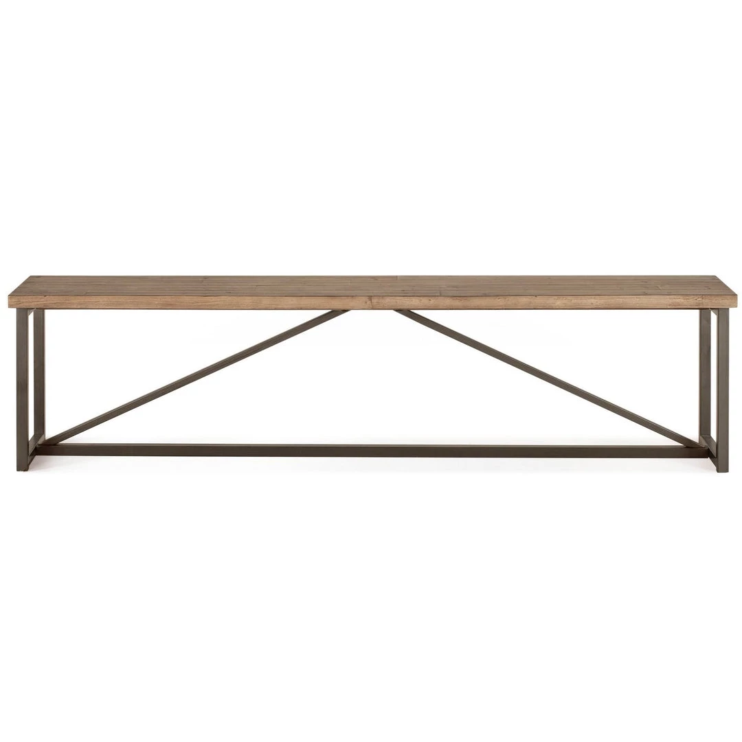 MOES UPCYCLED PINE DINING BENCH Furniture 1 MOES UPCYCLED PINE DINING BENCH Furniture