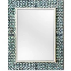 UTTERMOST BLUE SCALES MIRROR Mirrors