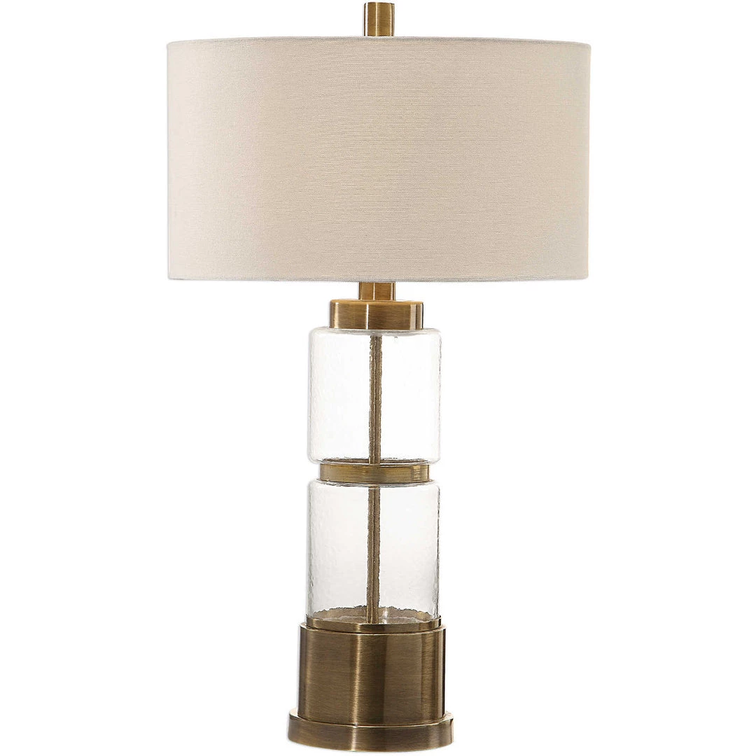 UTTERMOST LEX STACKED GLASS COLUMN LAMP Lighting 1 UTTERMOST LEX STACKED GLASS COLUMN LAMP Lighting