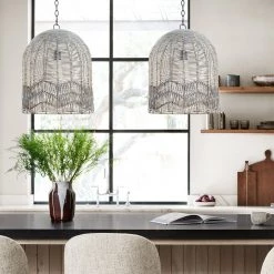 CYAN VAGABOND RATTAN PENDANT Lighting