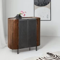 HOOKER VANCOUVER PILL SHAPED CABINET 6 HOOKER VANCOUVER PILL SHAPED CABINET