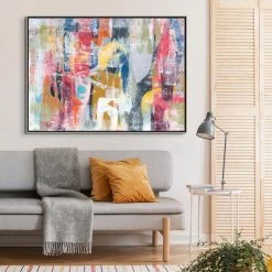 L ART "VARIETAL COLORS IN MOTION I" CANVAS ART